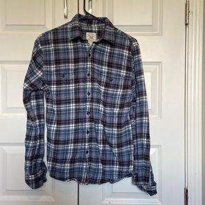 True craft blue button down